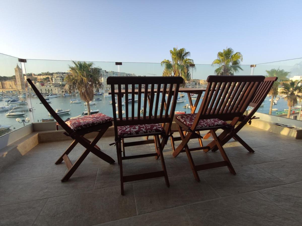 Aquamarine Sea Front Apartments - Second Floor Marsaskala Bagian luar foto